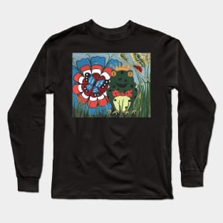 FROG Prince And His Kingdom Painting Long Sleeve T-Shirt